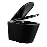 Унитаз ABBER Bequem AC1102MB подвесной черный матовый, безободковый-5