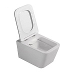 Унитаз ABBER Rechteck AC1201 подвесной белый, безободковый-4