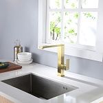 Смеситель ABBER Daheim AF8214G для кухни, золото матовое-2