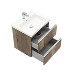 Тумба подвесная ELECTRA 60 под умыв-к Creavit Ideal 60, дуб Рока, LE-WCAB-60-222-3