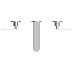 Смеситель для раковины OLIVA встраиваемый хром-6