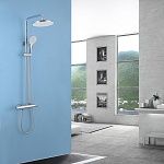 Душевая стойка ABBER Emotion AF8816 с изливом, хром-2