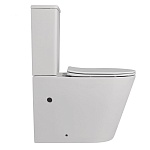 Унитаз ABBER Bequem AC1112 компакт белый, безободковый-2