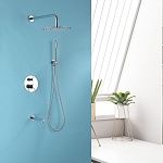 Душевая система ABBER Emotion AF8817 скрытого монтажа с изливом, хром-2