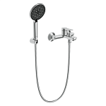 Смеситель для ванны VIBE с лейкой хром-3