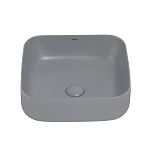 Раковина накладная ABBER Rechteck AC2211MG серая матовая-4