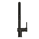 Смеситель для кухни BRASKO с выдвижным изливом черный-4