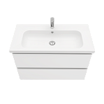 Тумба подвесная ELECTRA 90 под умыв-к Creavit Ideal 90, белый глянец, LE-WCAB-90-101-3