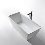 Ванна из искусственного камня ABBER Berlin AM9912 белая матовая-3