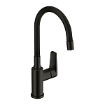 Смеситель для кухни MODUO с гибким изливом черный-2