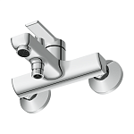 Смеситель для ванны VIBE с лейкой хром-4