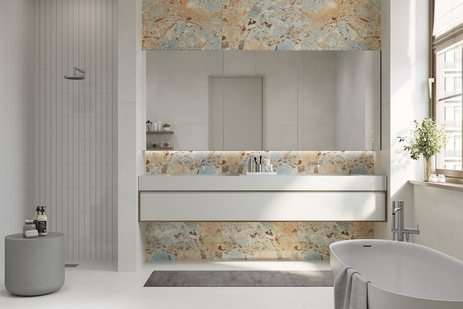 Керамогранит Breccia Fantastico Sky 80х160 Creto