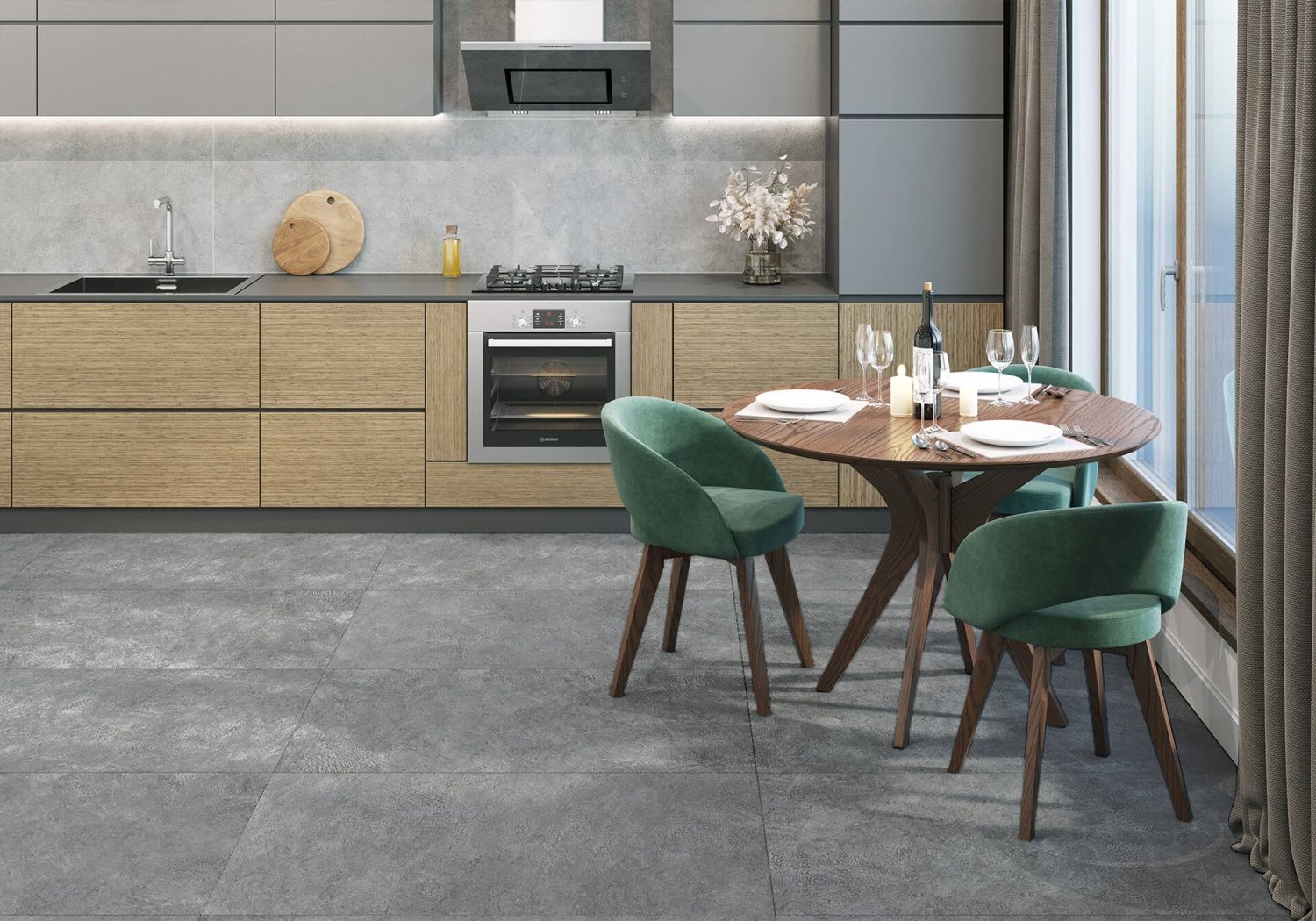 Керамогранит Chrome Dark D12005M 60х120 Delacora