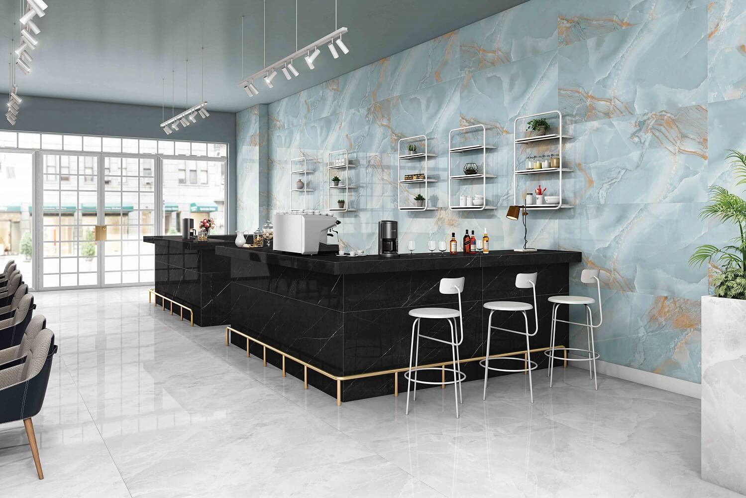 Керамогранит Opera Onyx Sky 80х160 Creto